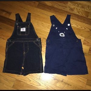 2 Carters size 18m boys overall